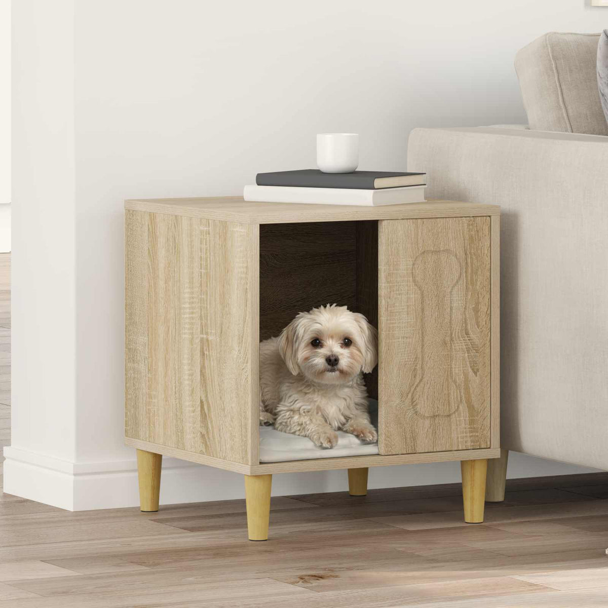 Cuccia per cani Rovere Sonoma 44 x 42 x 49 cm