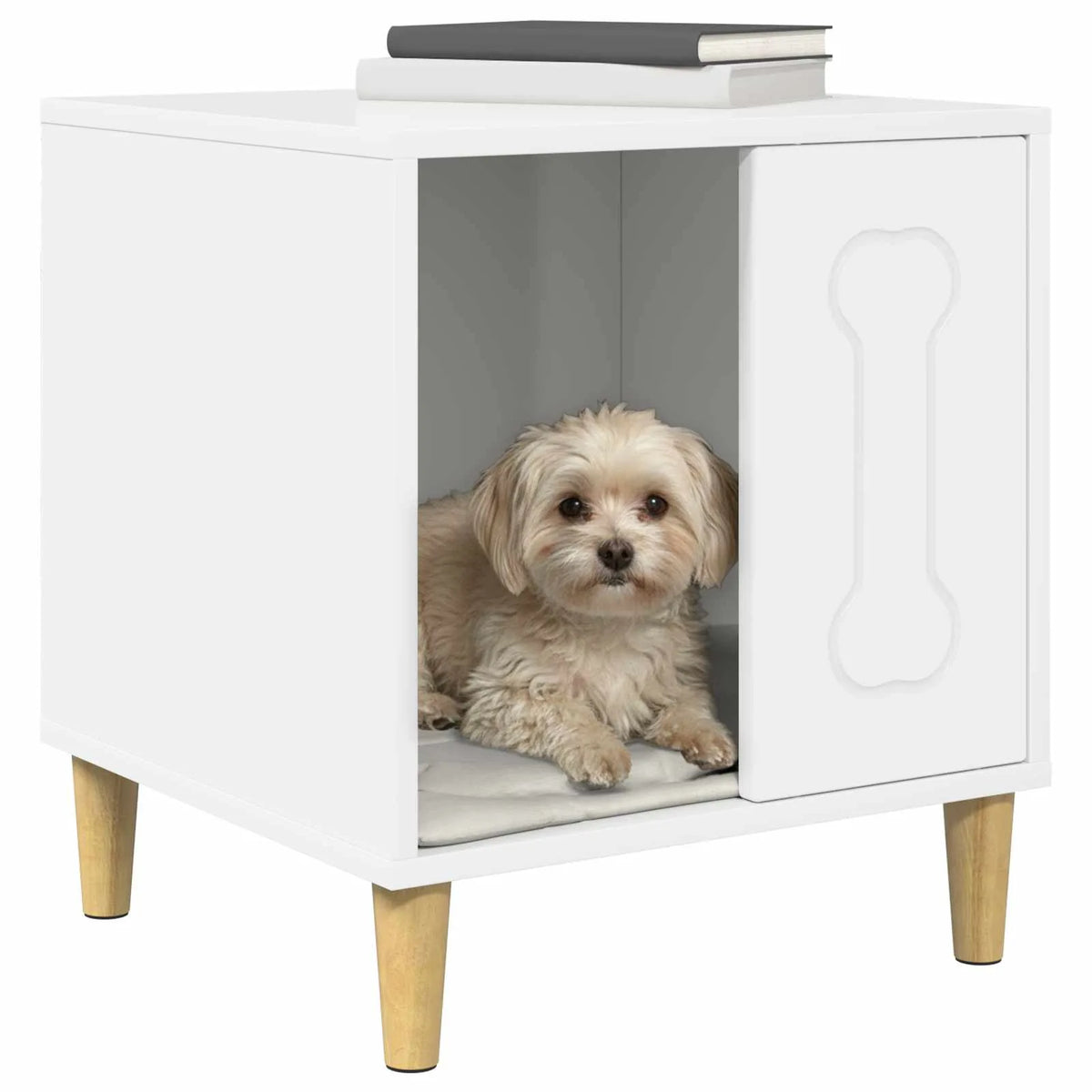 Cuccia per cani 44 x 42 x 49 cm in legno ingegnerizzato