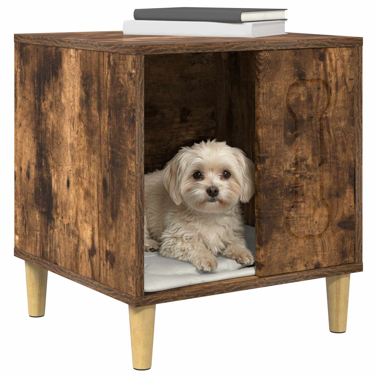 Cuccia per cani Rovere Fumo 44 x 42 x 49 cm