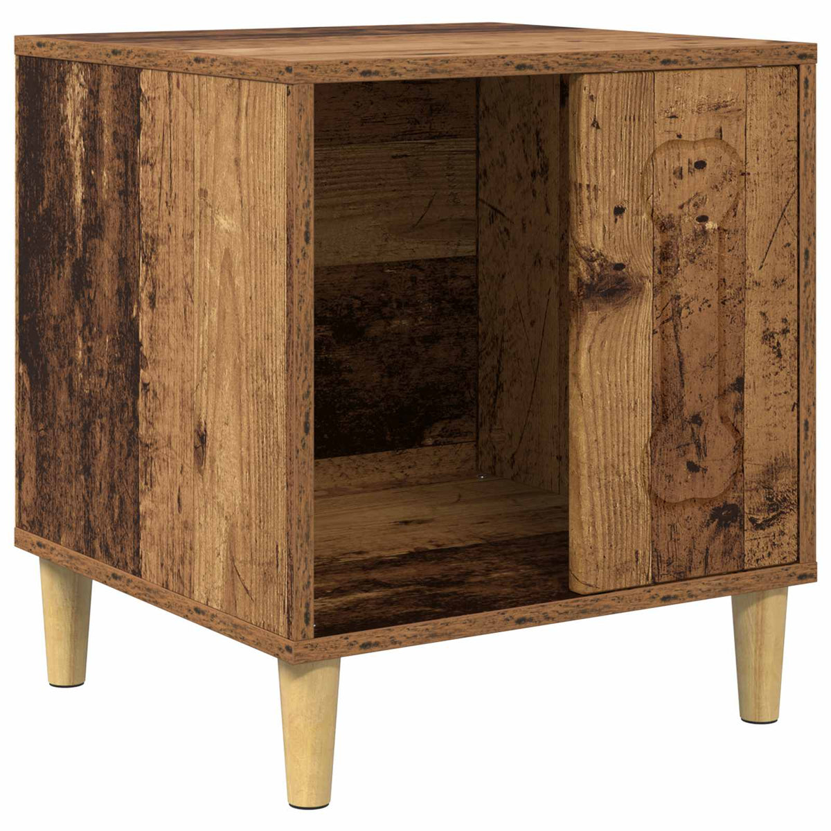 Cuccia per cani Legno antico 44 x 42 x 49 cm