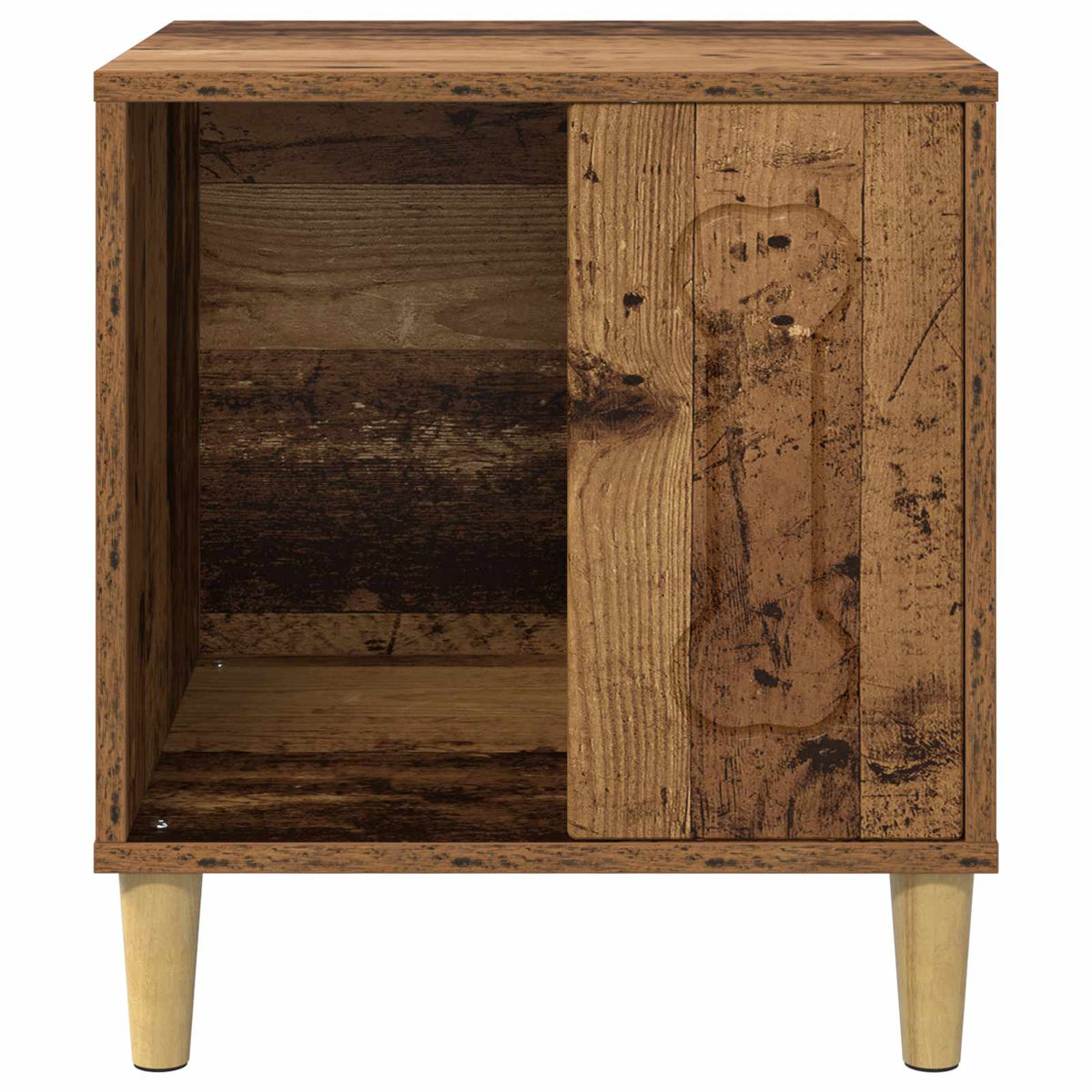 Cuccia per cani Legno antico 44 x 42 x 49 cm