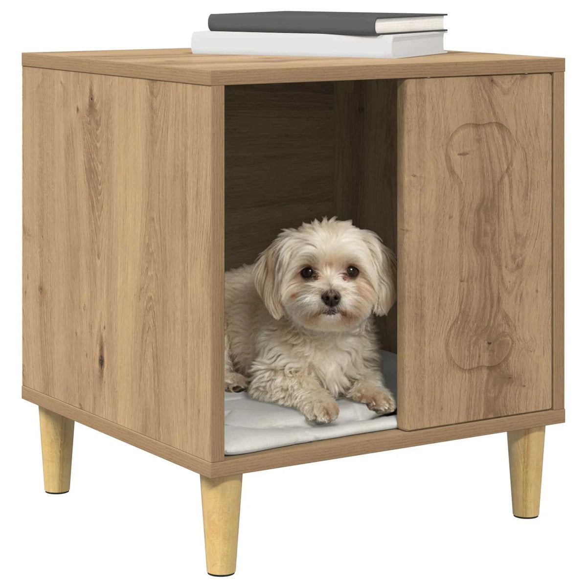 Cuccia per cani 44 x 42 x 49 cm in legno ingegnerizzato