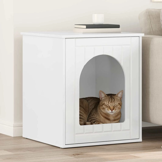 Casa per gatti 53 x 52 x 62 cm in legno ingegnerizzato