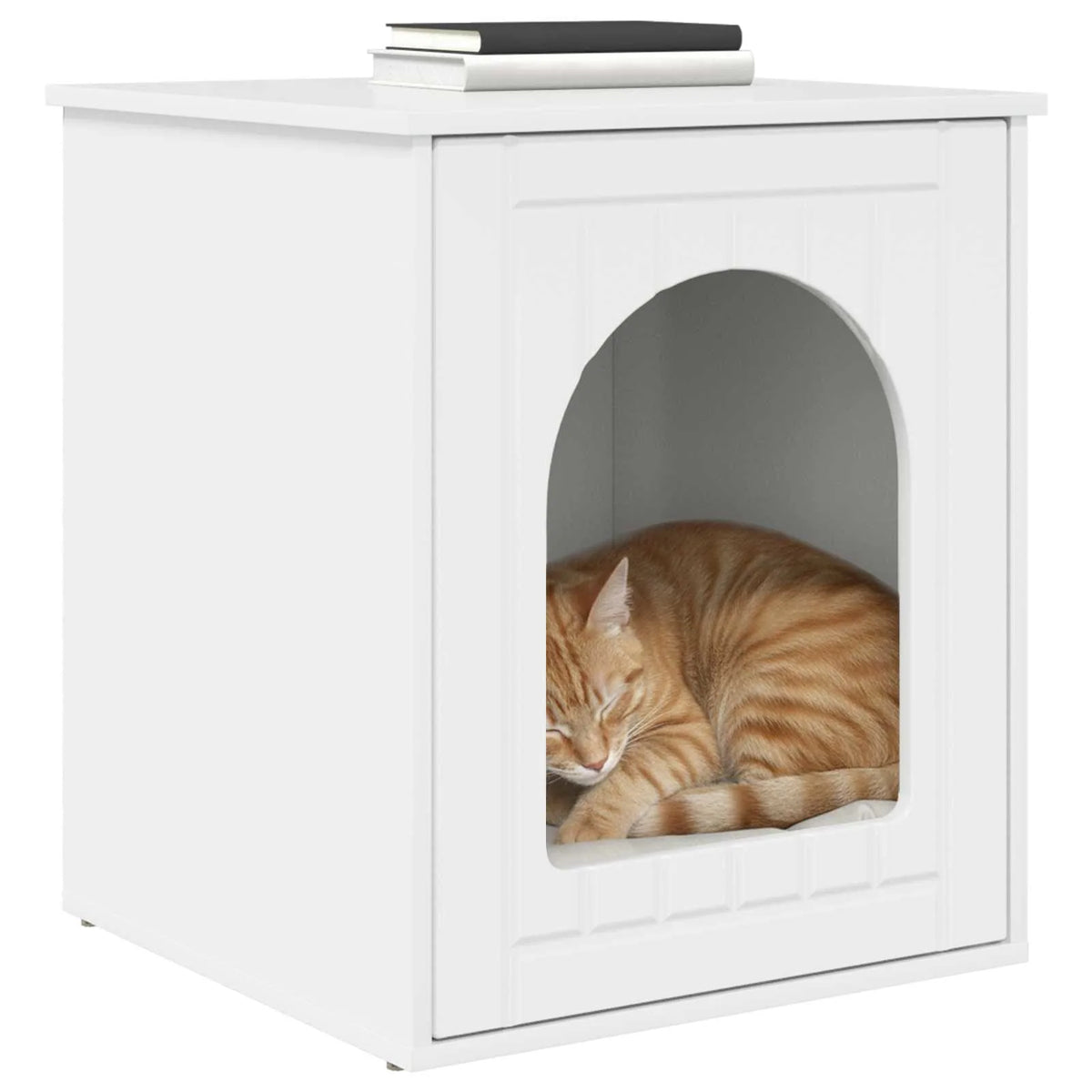 Casa per gatti 53 x 52 x 62 cm in legno ingegnerizzato