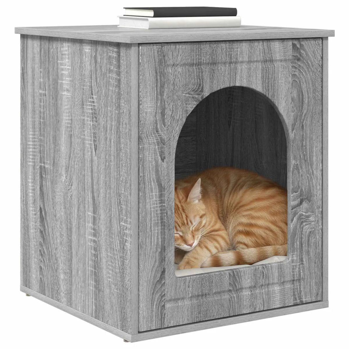 Casa per gatti 53 x 52 x 62 cm in legno ingegnerizzato