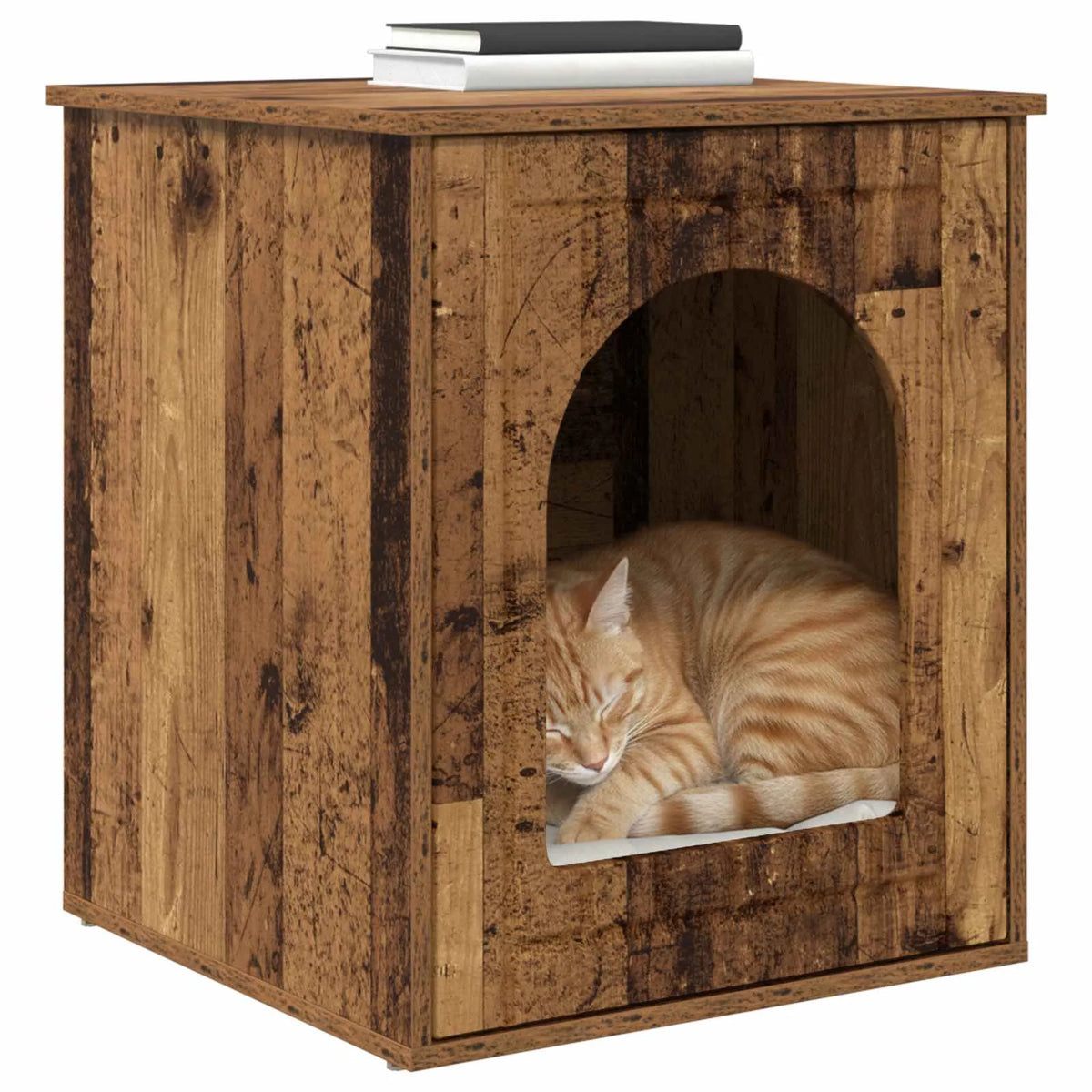 Casa per gatti 53 x 52 x 62 cm in legno ingegnerizzato