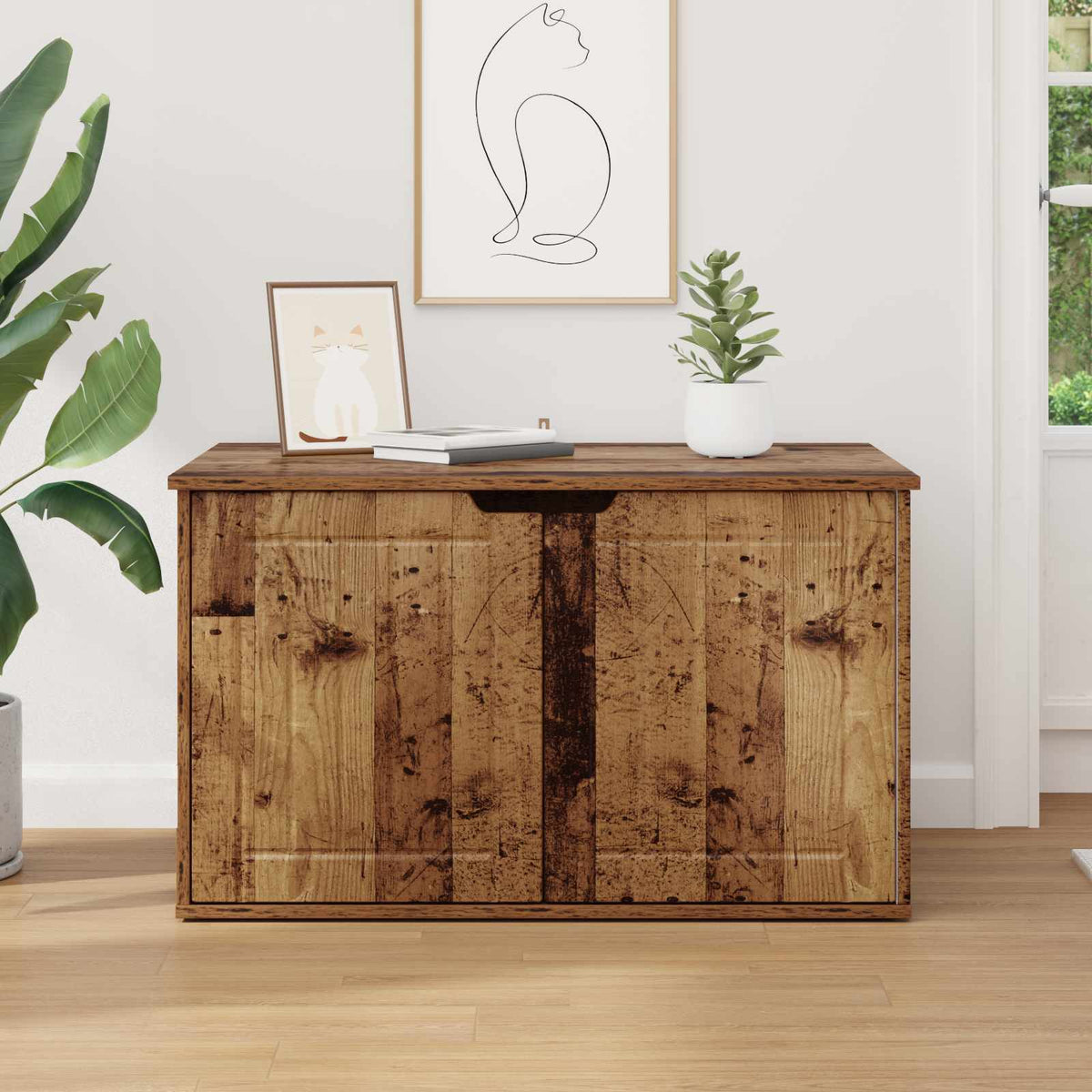 Casa per Gatti Legno vecchio 85 x 55 x 50,5 cm