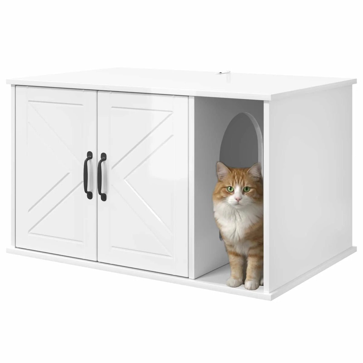 Casa per gatti 85 x 55 x 50,5 cm in legno ingegnerizzato