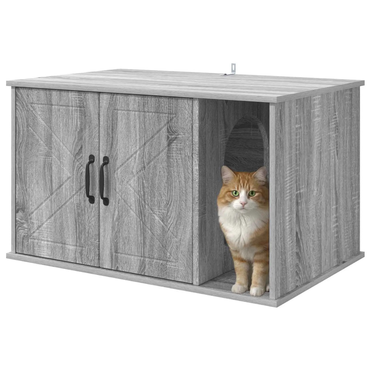 Casa per gatti 85 x 55 x 50,5 cm in legno ingegnerizzato