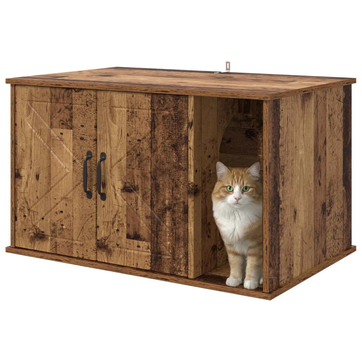 Casa per gatti 85 x 55 x 50,5 cm in legno ingegnerizzato