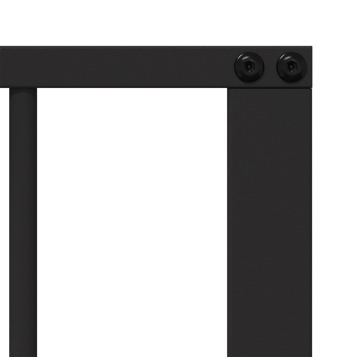 Cancello per cani 8 pz Nero 60 x 80 cm Acciaio zincato