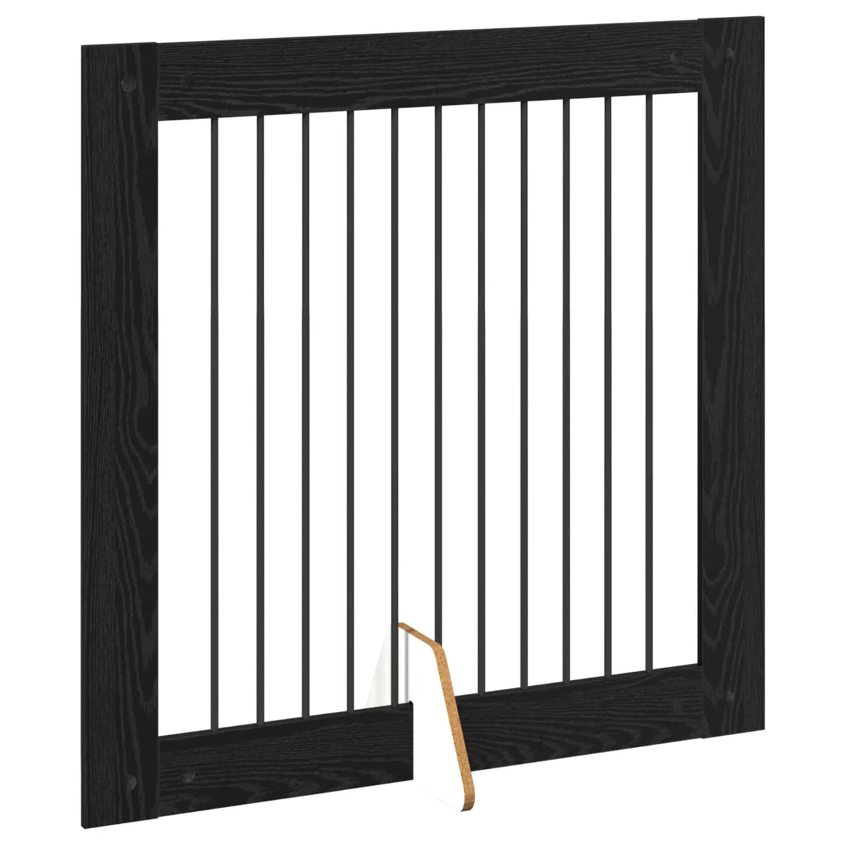 Cancello per cani pieghevole con supporti, 4 pz, 401x34x100 cm