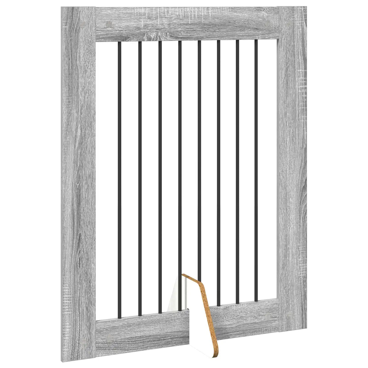 Cancello per cani pieghevole con supporti 321 cm, 4 pz