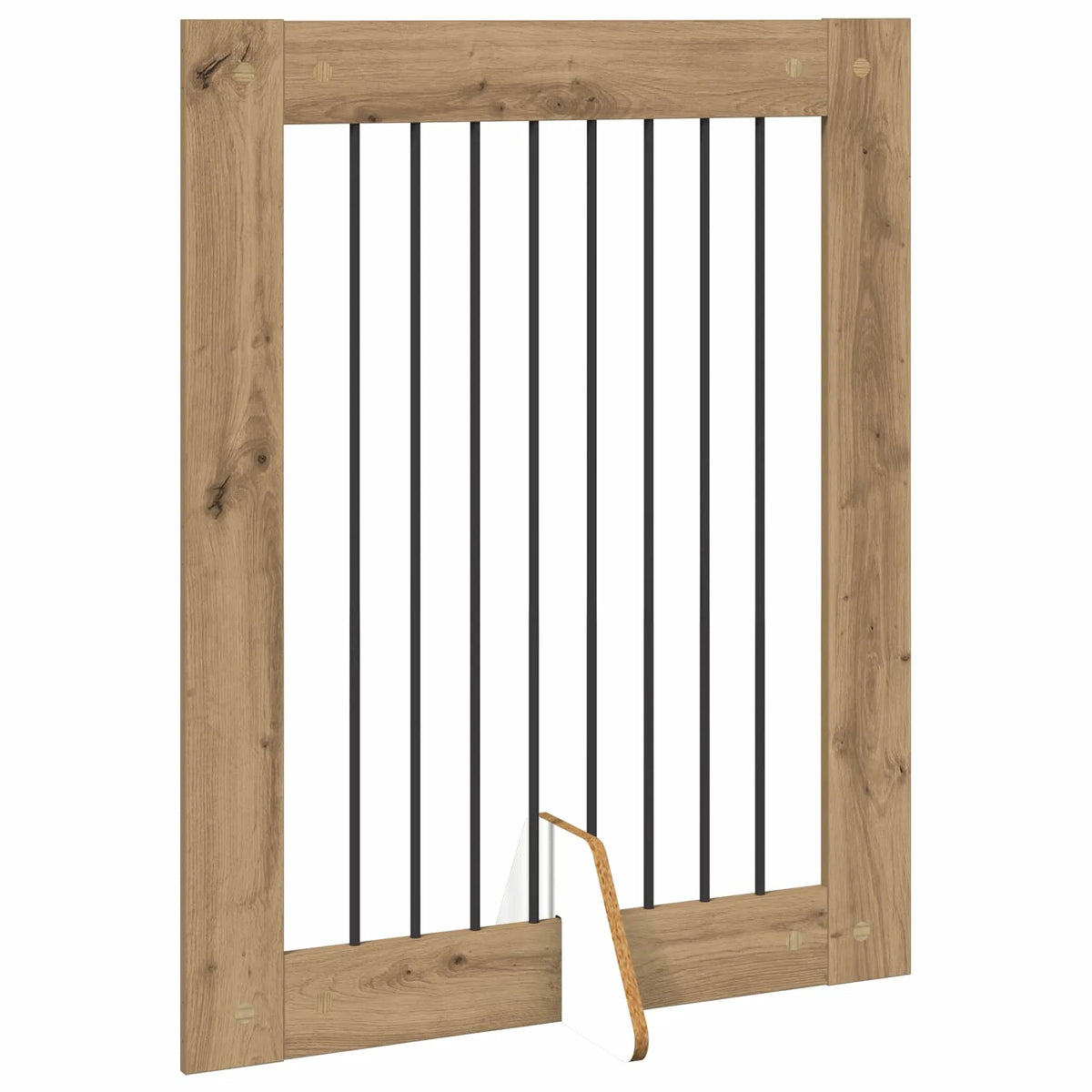 Cancello per cani pieghevole con supporti 321 cm, 4 pz