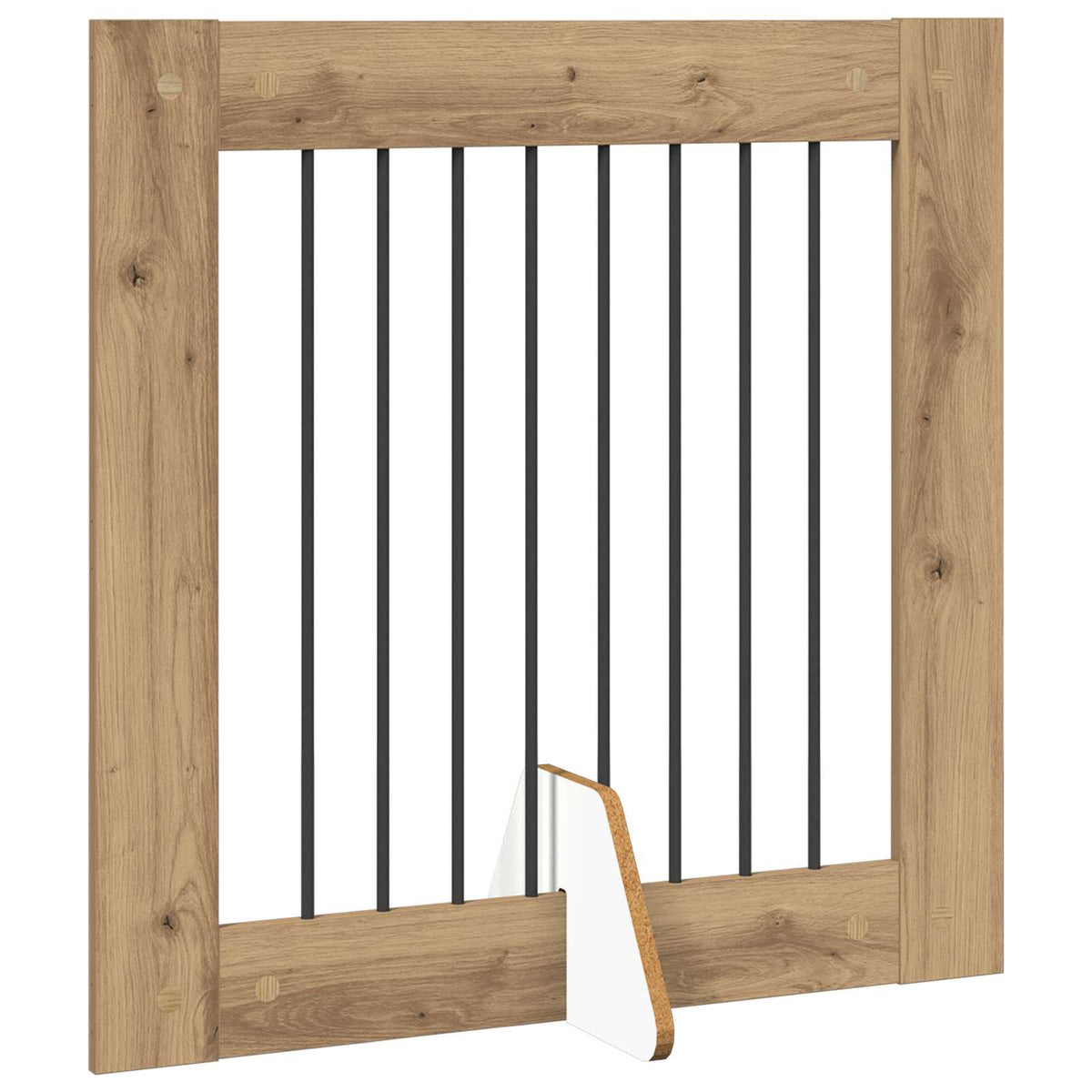 Cancello per cani pieghevole con supporti 4 pz 321 cm