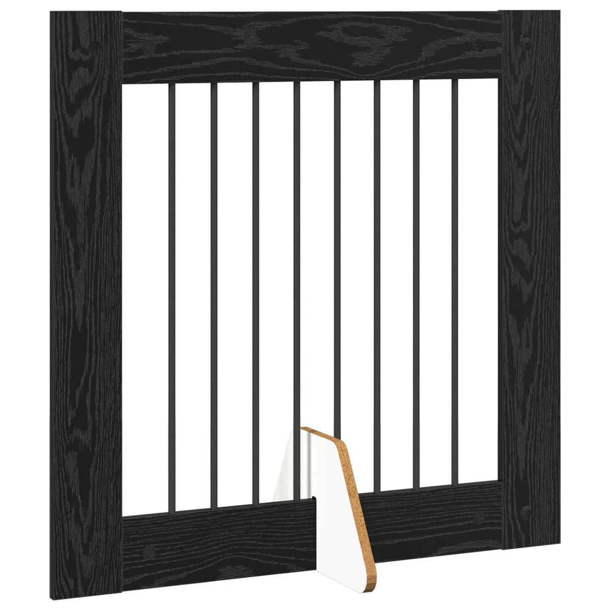 Cancello per cani pieghevole con supporti, 6 pz, 482x34x80 cm