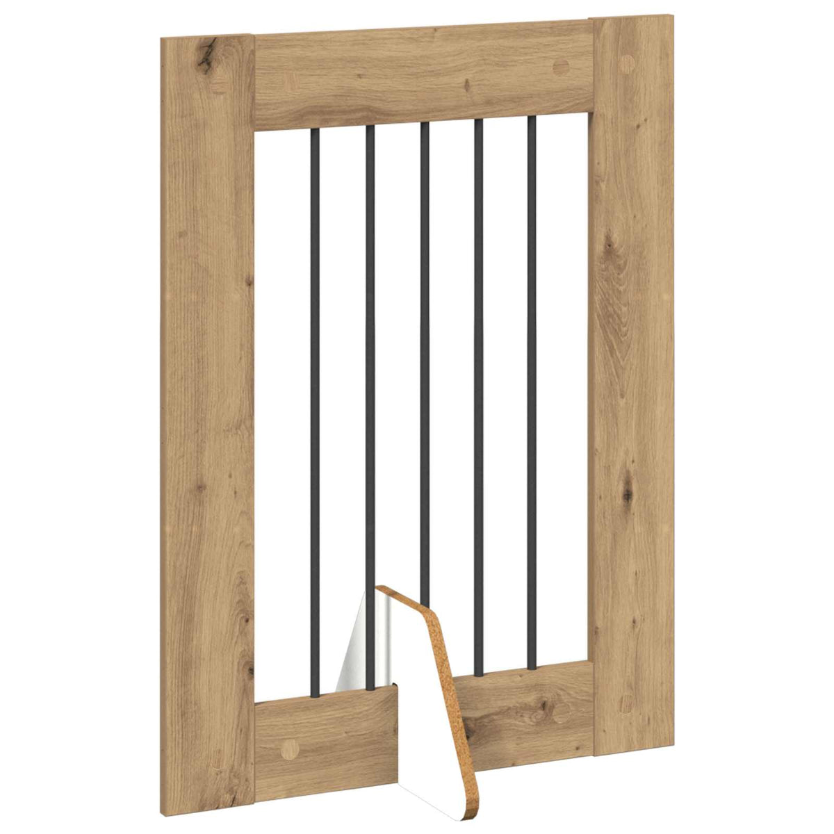 Cancello per cani pieghevole con supporti 2 pz 120,5 cm