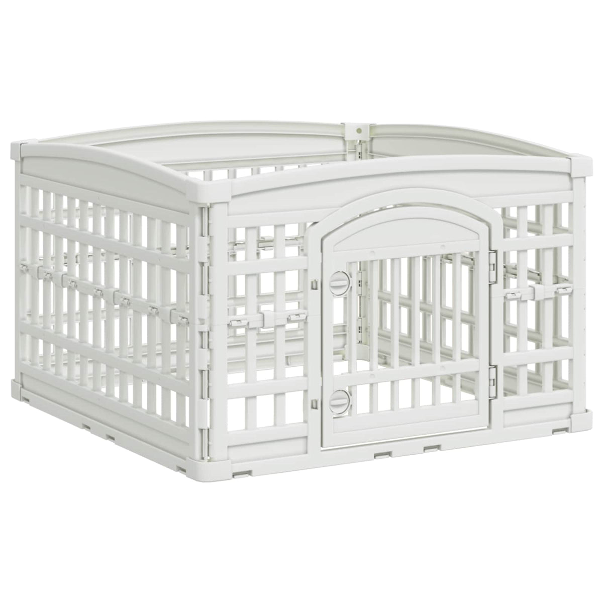 Parco giochi per cani a 4 pannelli 88 x 88 x 56 cm Plastica