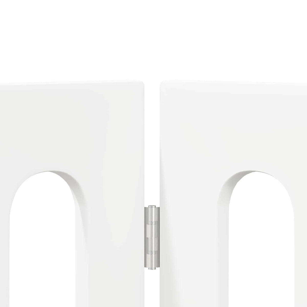Recinto pieghevole per animali 2 pz Bianco 100,5 x 38 x 90 cm
