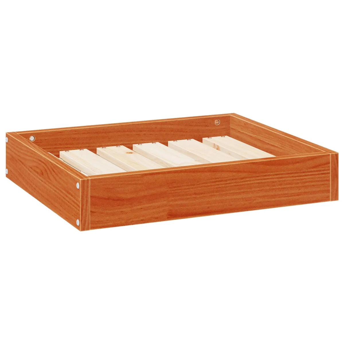 Cuccia per cani in legno massello di pino 51,5x44x9 cm