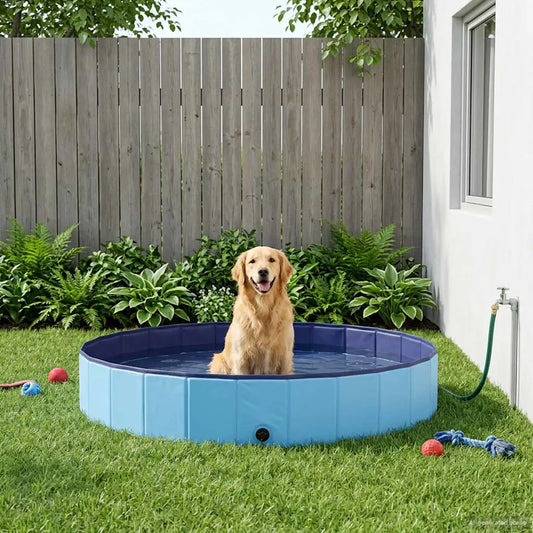 Piscina per cani Ø300 x 38 cm in PVC spesso pieghevole