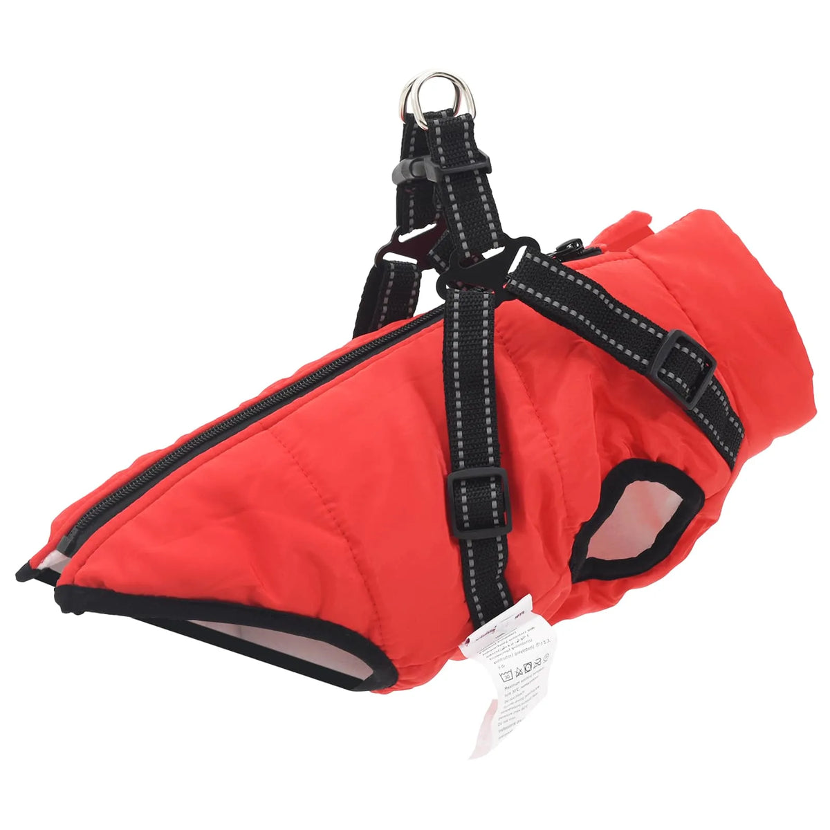 Cappotto per cani L24 in pile e poliestere con imbracatura
