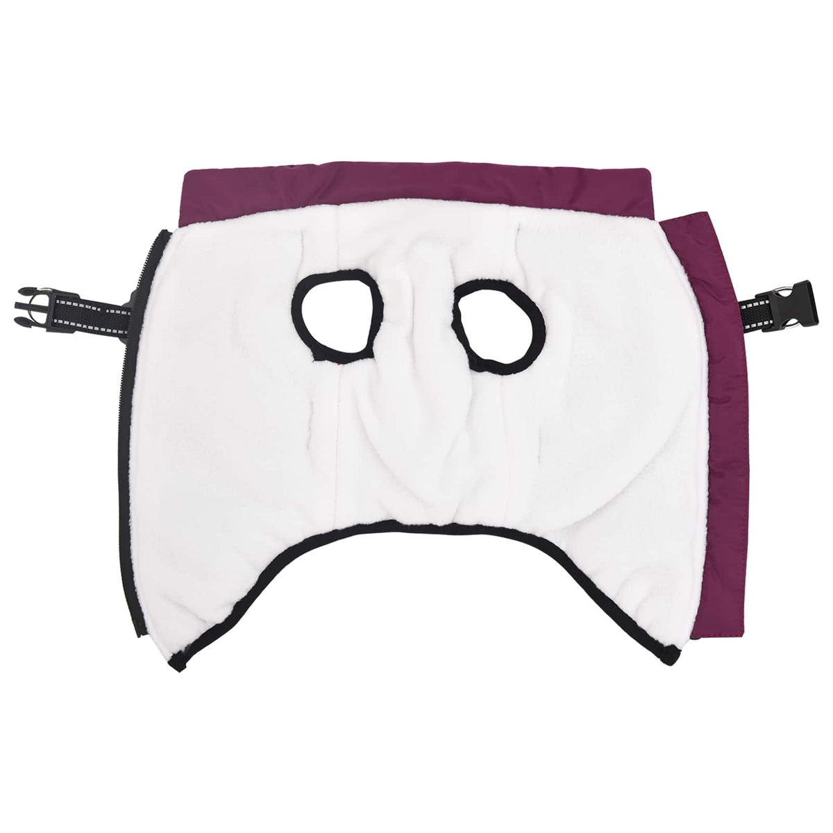 Cappotto per Cani Viola L28 Pile e Poliestere