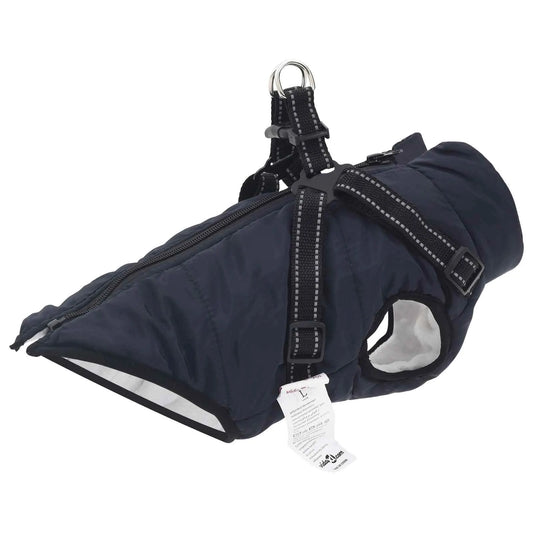 Cappotto per cani L36 in pile e poliestere con imbracatura