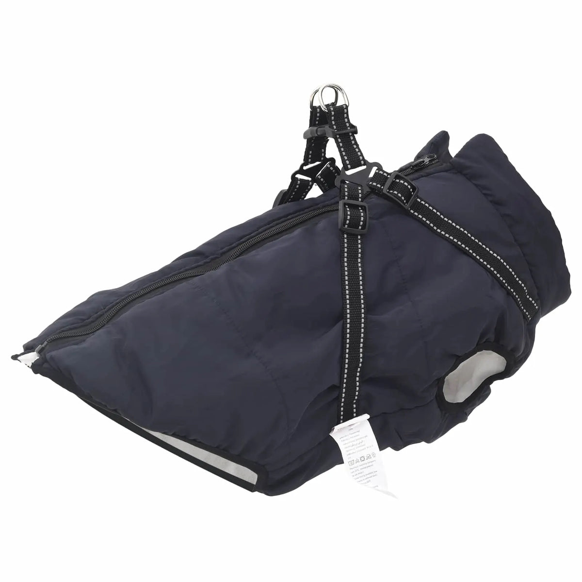 Cappotto per cani L48 pile e poliestere con imbracatura