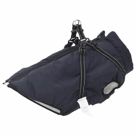 Cappotto per cani L48 pile e poliestere con imbracatura