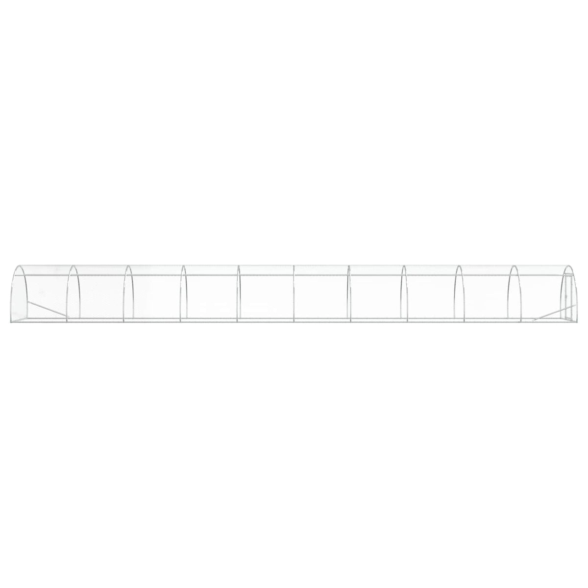 Pollaio Argento 1000 x 150 x 100 cm Acciaio zincato
