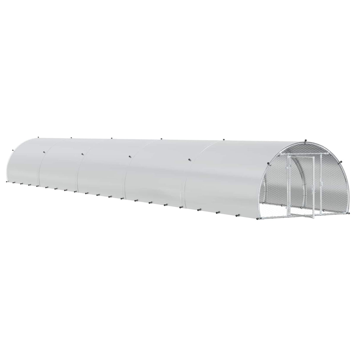 Pollaio Argento 1000 x 150 x 100 cm Acciaio zincato