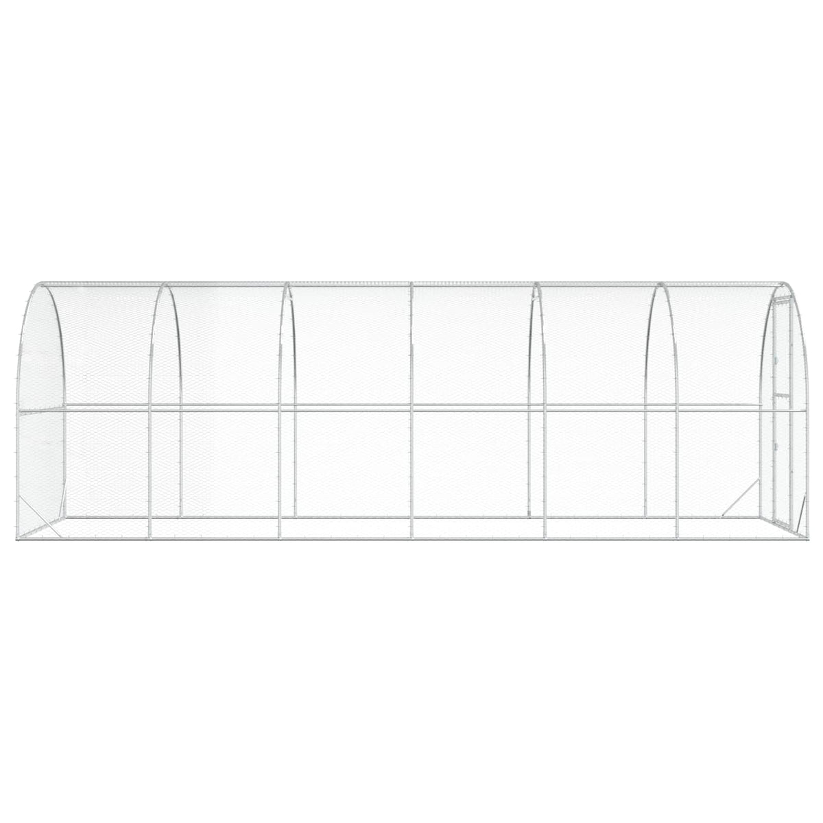 Pollaio Argento 600 x 200 x 200 cm Acciaio zincato