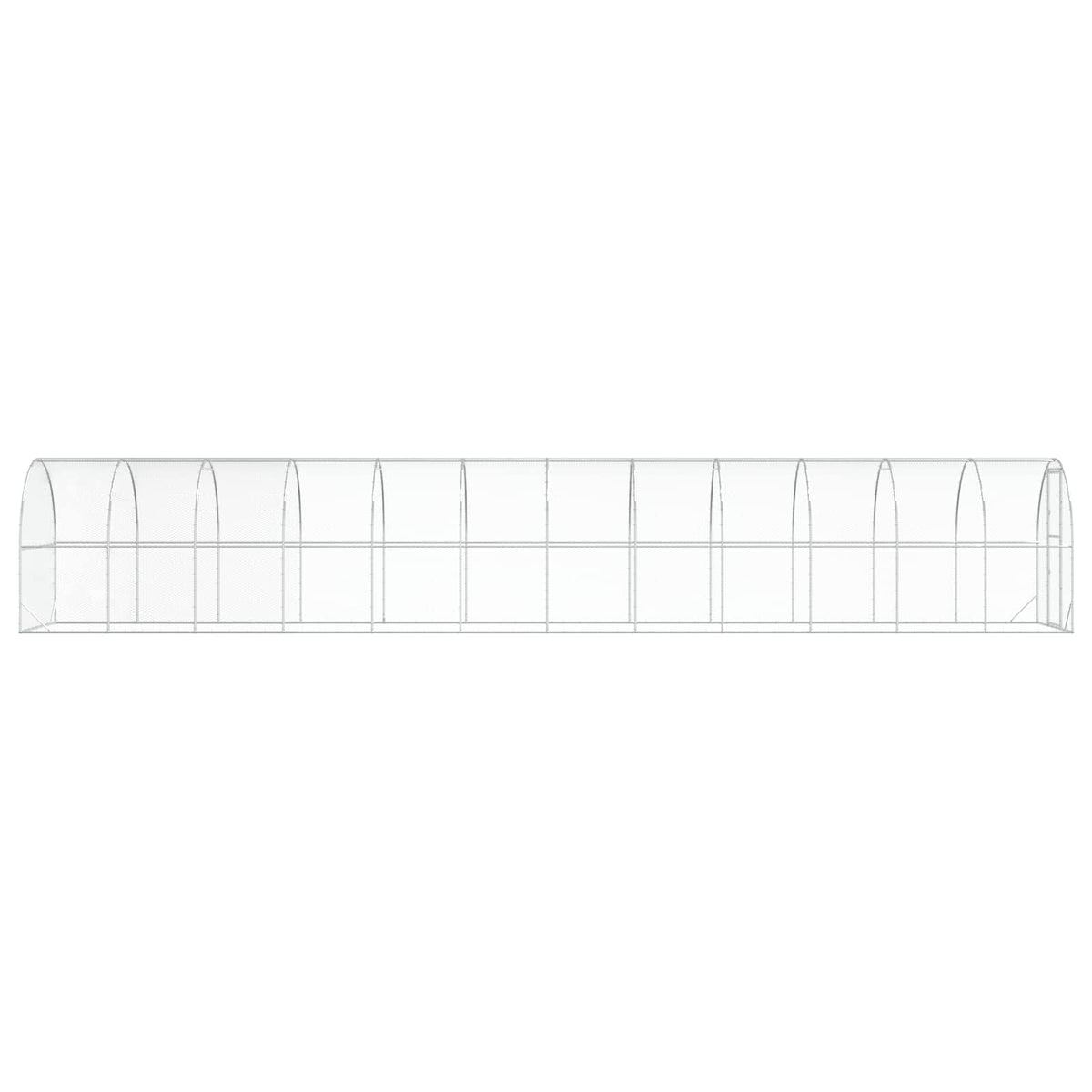 Pollaio Argento 1200 x 200 x 200 cm Acciaio zincato