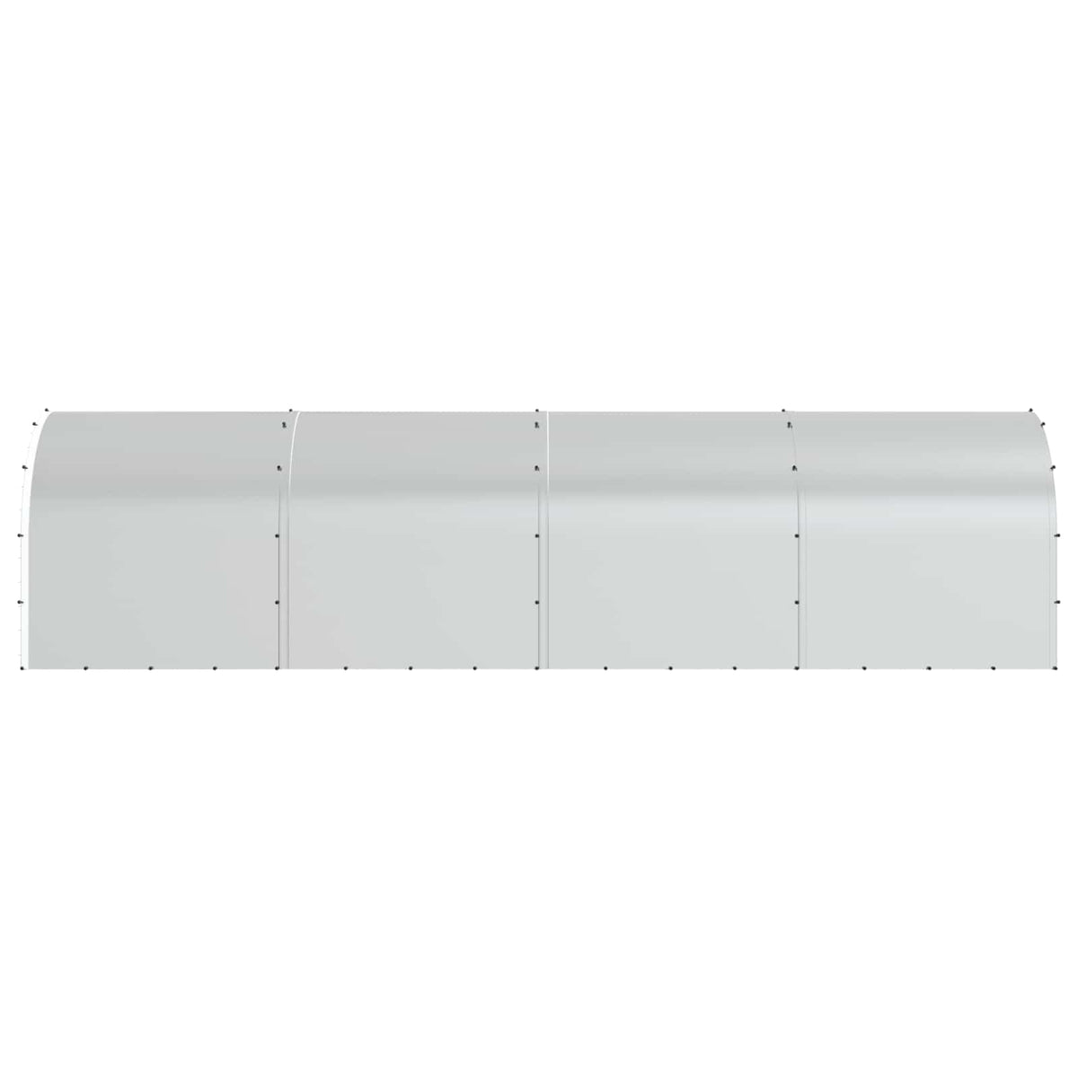 Pollaio Argento 800 x 200 x 200 cm Acciaio zincato