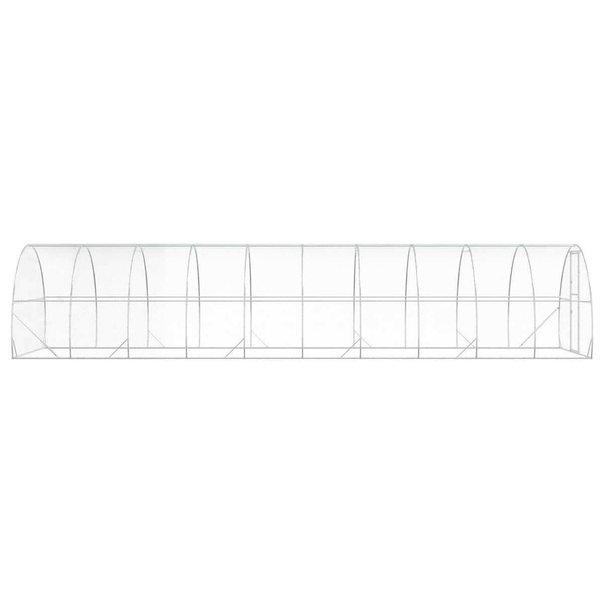 Pollaio Argento 1000 x 300 x 200 cm Acciaio zincato