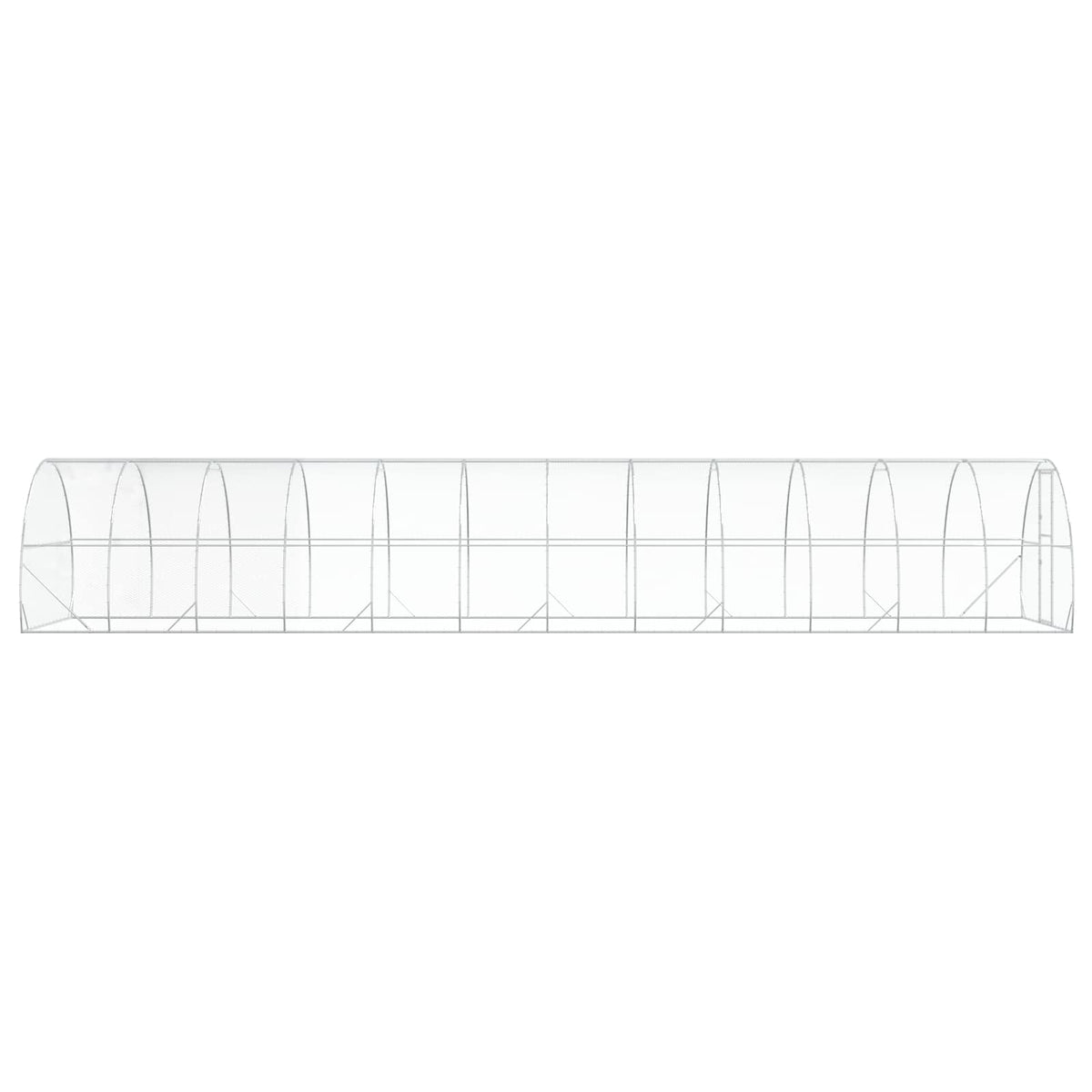 Pollaio Argento 1200 x 300 x 200 cm Acciaio zincato