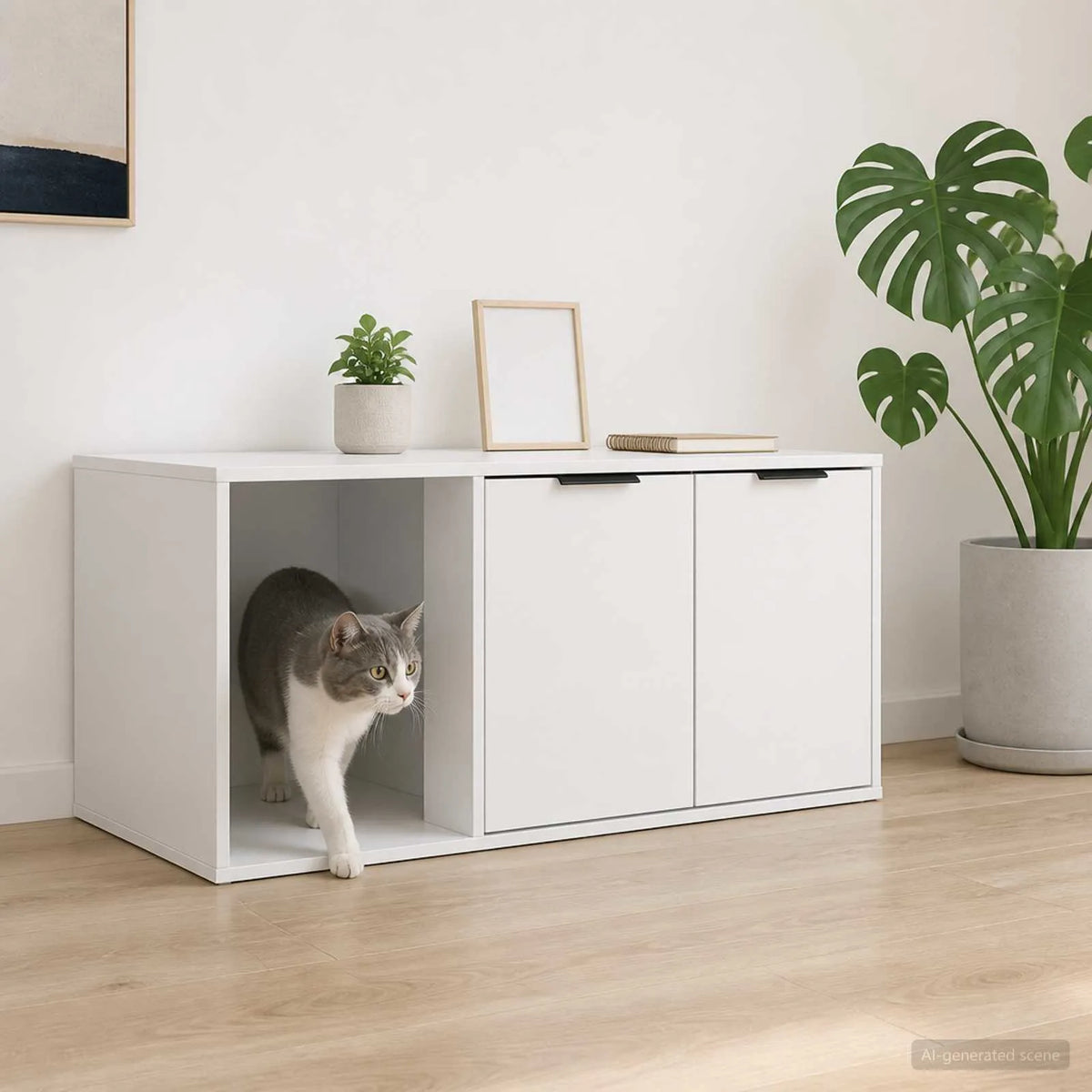 Mobile per gatti 100 x 49 x 45 cm in legno ingegnerizzato