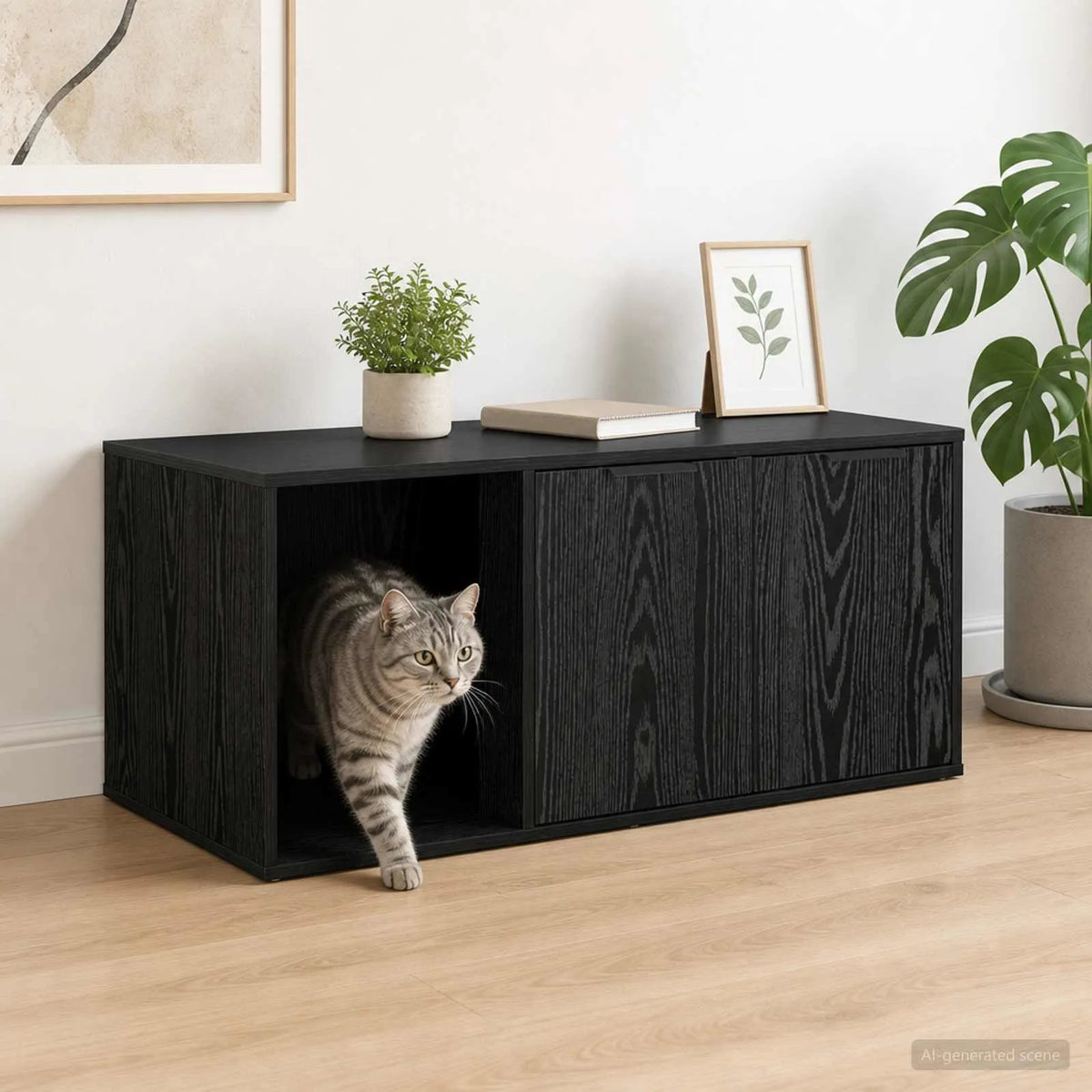 Mobile per gatti 100 x 49 x 45 cm in legno ingegnerizzato