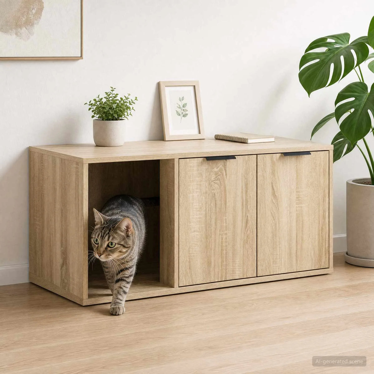 Mobile per gatti 100 x 49 x 45 cm in legno ingegnerizzato