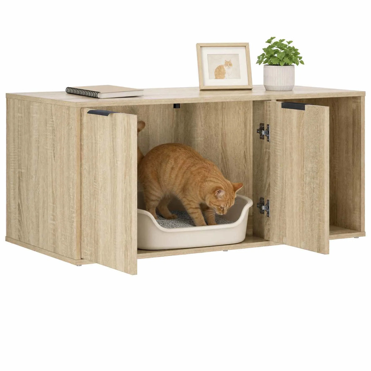 Mobile per gatti 100 x 49 x 45 cm in legno ingegnerizzato