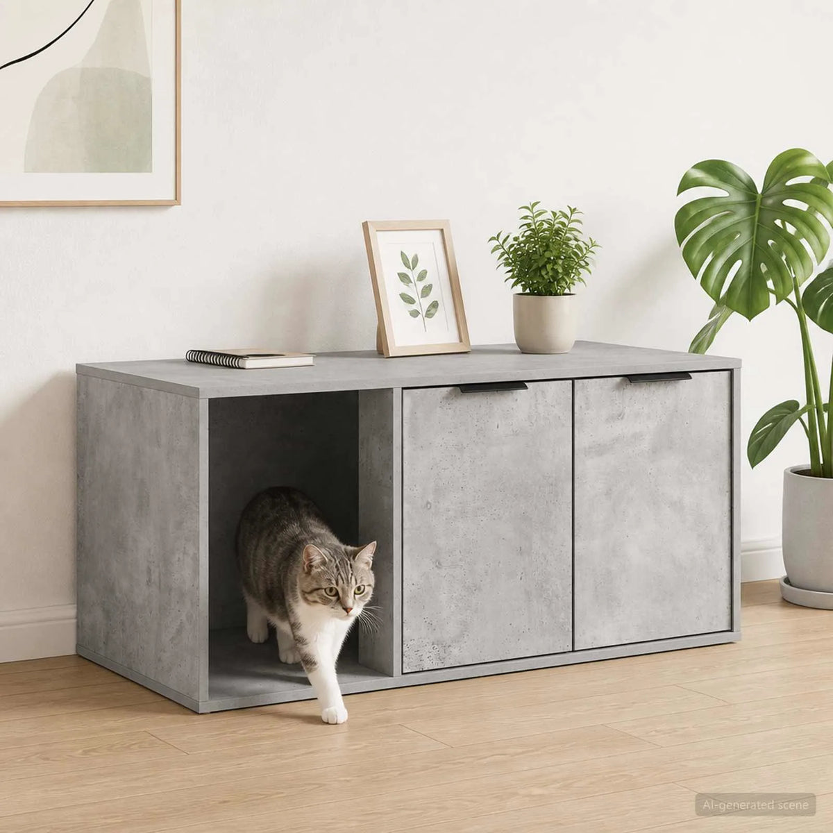 Mobile per gatti 100 x 49 x 45 cm in legno ingegnerizzato