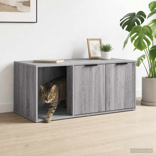 Mobile per gatti Sonoma grigio 100 x 49 x 45 cm