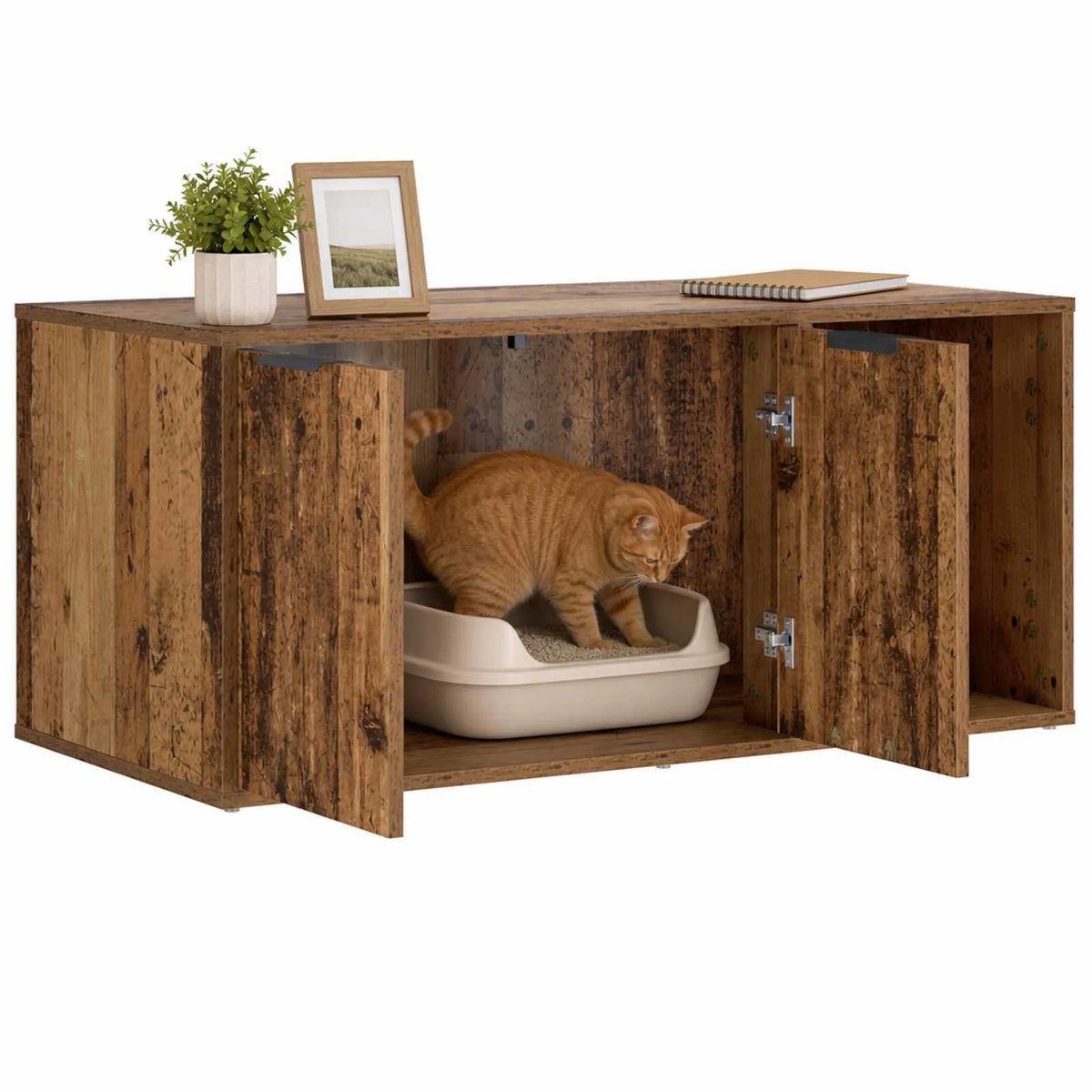 Mobile per gatti 100x49x45 cm in legno ingegnerizzato