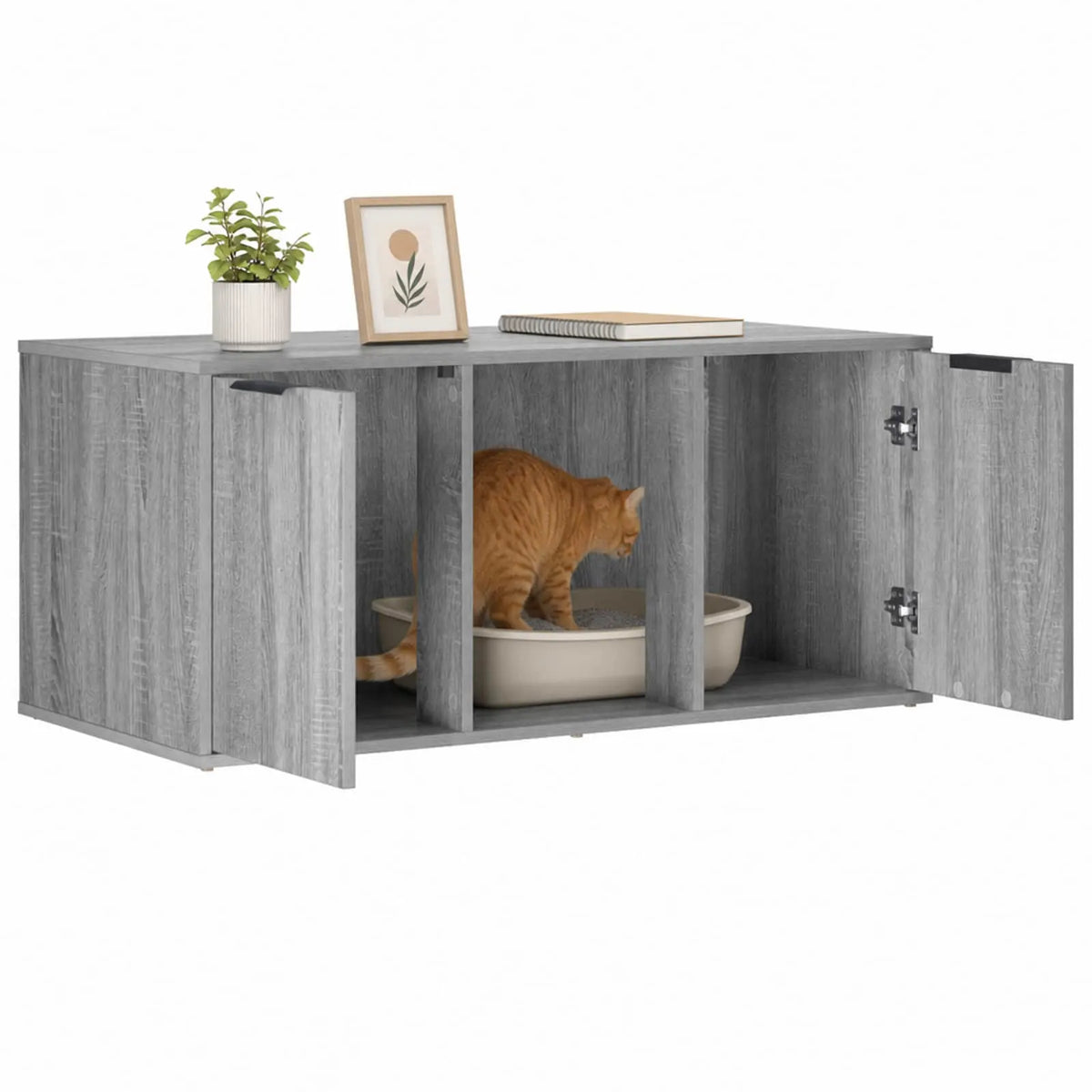 Mobile per gatti 100x49x45 cm in legno ingegnerizzato