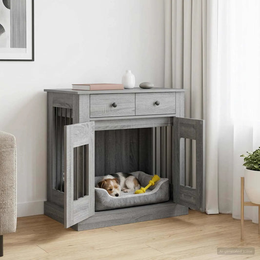 Mobile da cassa per cani 80 x 47,5 x 80 cm con cassetti